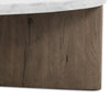 Toli Coffee Table - Rustic Grey Thick-cut Oak Base