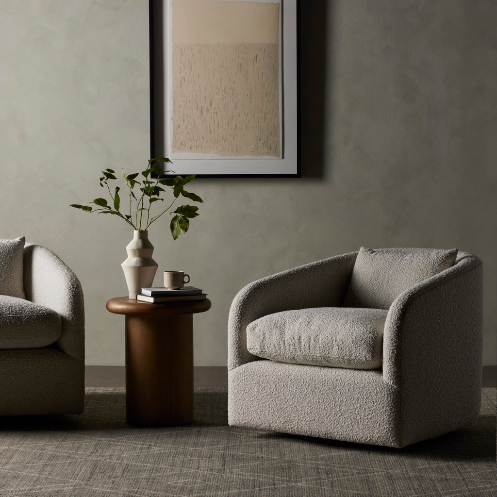 Four hands topanga swivel on sale chair