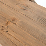 Toscana Bookshelf Reclaimed Pine Wood Detail