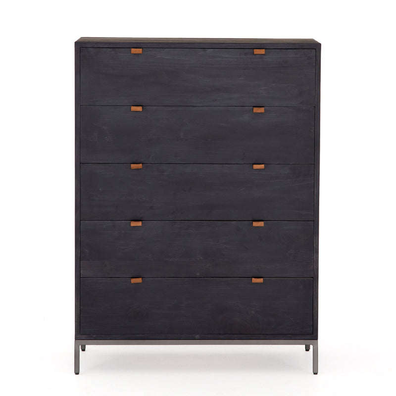 Trey 5 Drawer Dresser - Black Wash Trey 5 Drawer Dresser - Black Wash