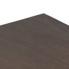 Trey 9 Drawer Dresser Auburn Poplar Top Left Corner Detail 230300-001
