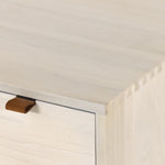 Trey Modular Filing Cabinet Dove Poplar Top Grain Leather Pulls 107318-007
