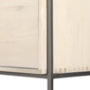 Trey Modular Wall Desk Dove Poplar Iron Frame Detail