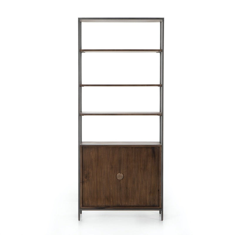 Trey Modular Wide Bookcase Back View