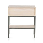 Trey Nightstand Dove Poplar Back View 108459-005
