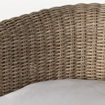 Tuscon Outdoor Dining Chair Wicker Woven Armrest 226689-003
