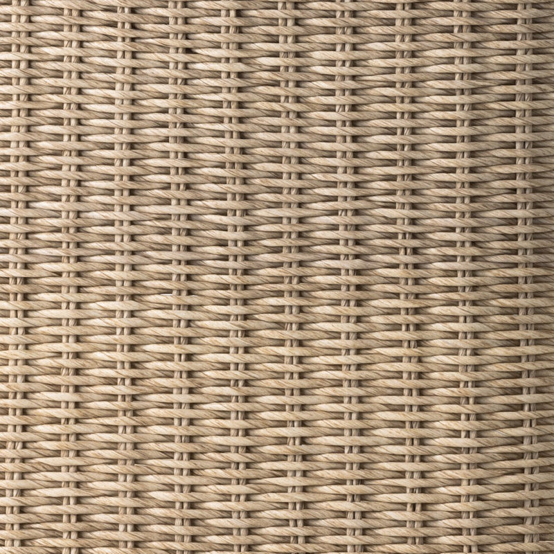 Four Hands Tuscon Outdoor Dining Chair Woven Wicker Detail