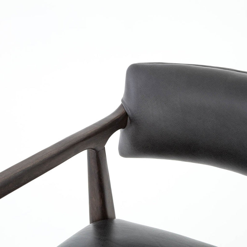 Tyler Barstool and Counter Chair Chaps Ebony