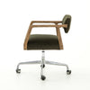 Tyler Desk Chair Modern Velvet Loden Four Hands CABT-76-248