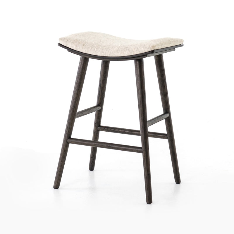 Union Counter Stool Light Carbon Ash angled view