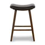 Union Counter Stool Distressed Black Front View 107656-024