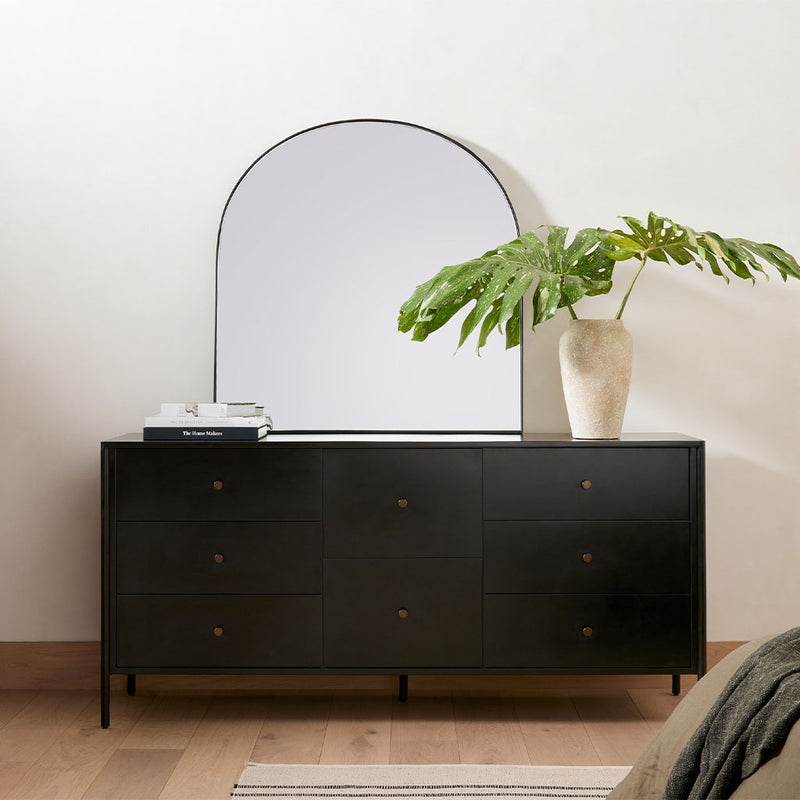 Soto 8 Drawer Dresser - Black | Four Hands Soto 8 Drawer Dresser - Black | Four Hands