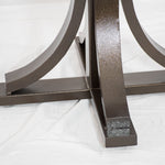 Artesanos Vestal Copper Bar Height Table base Detail