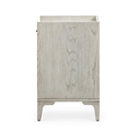 Oak and Marble Nightstand