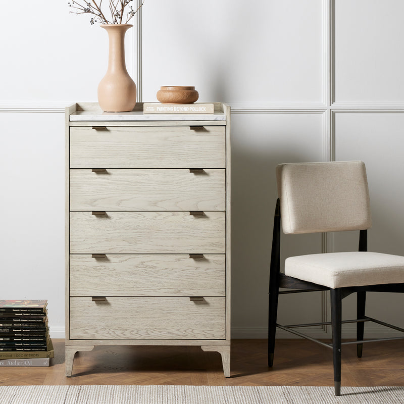 Viggo Tall Dresser - Vintage White Oak | Four Hands Viggo Tall Dresser - Vintage White Oak | Four Hands