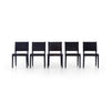 Four Hands Villa Dining Chair Black Hair on Hide Collection View Front Facing View
