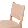 Four Hands Villa Dining Chair Palermo Nude Top Grain Leather Backrest