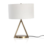 Walden Table Lamp Antique Brass Shown With Cord Four Hands