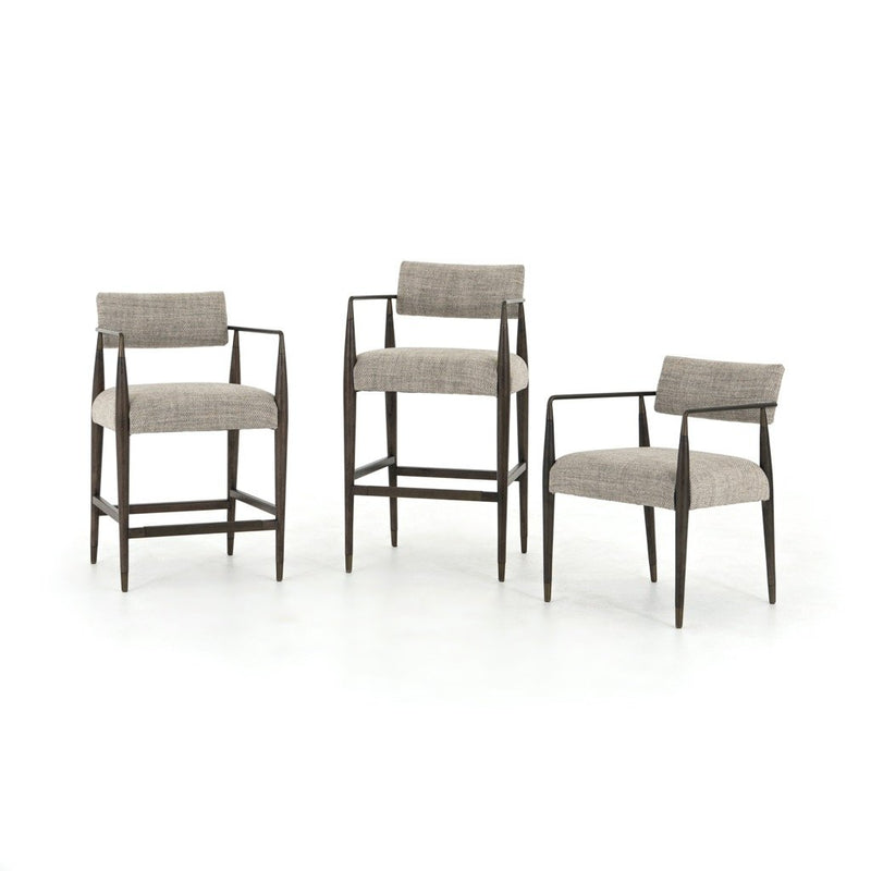 Four Hands Waldon Dining Chair - Thames Coal