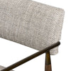 Waldon Dining Chair - Thames Coal Textural Seating Detail