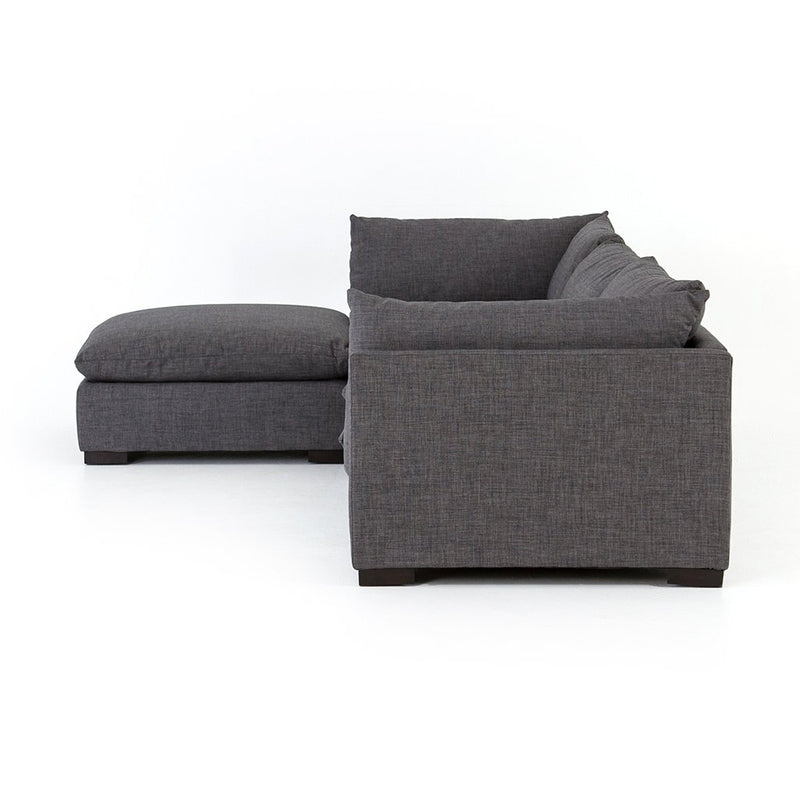 ottoman and sectional sofa