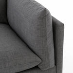 Westwood Sectional Sofa and Ottoman - Bennett Charcoal Four Hands Furniture