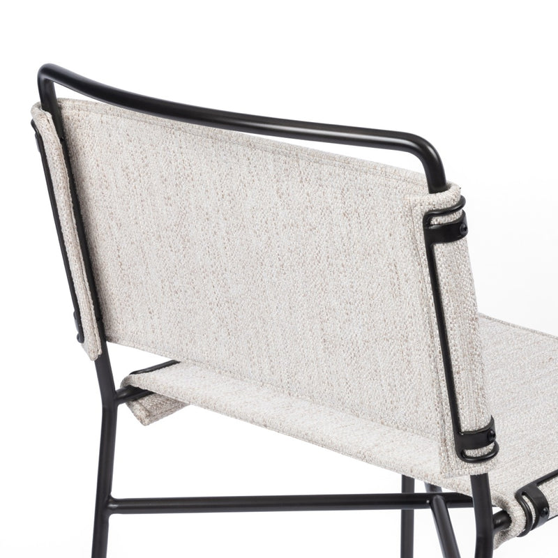 Wharton Dining Chair Avant Natural Iron Frame 105866-007

