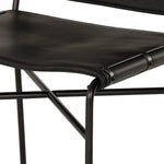 Wharton Bar & Counter Stool Faux Leather Seating Detail