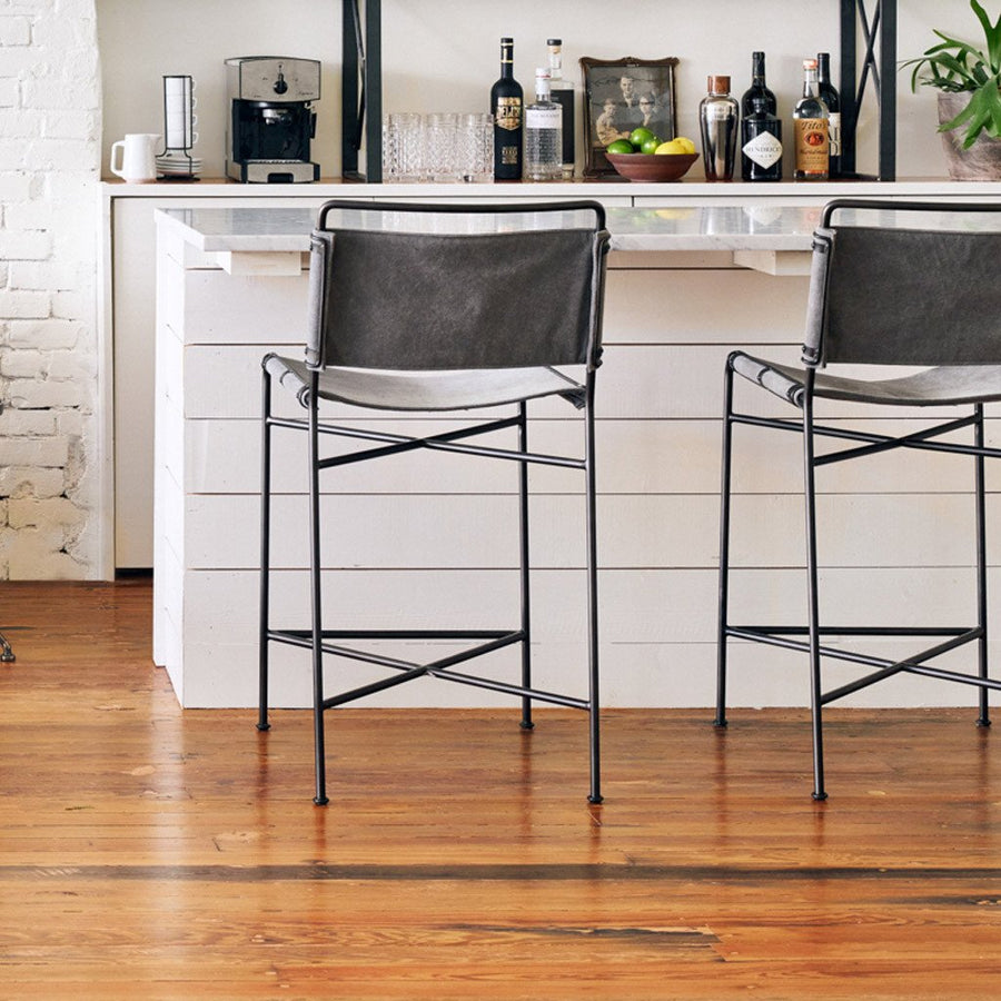 Wharton Stool Stonewash Grey
