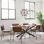 Four Hands Wharton Dining Chair - Distressed Brown Four Hands
