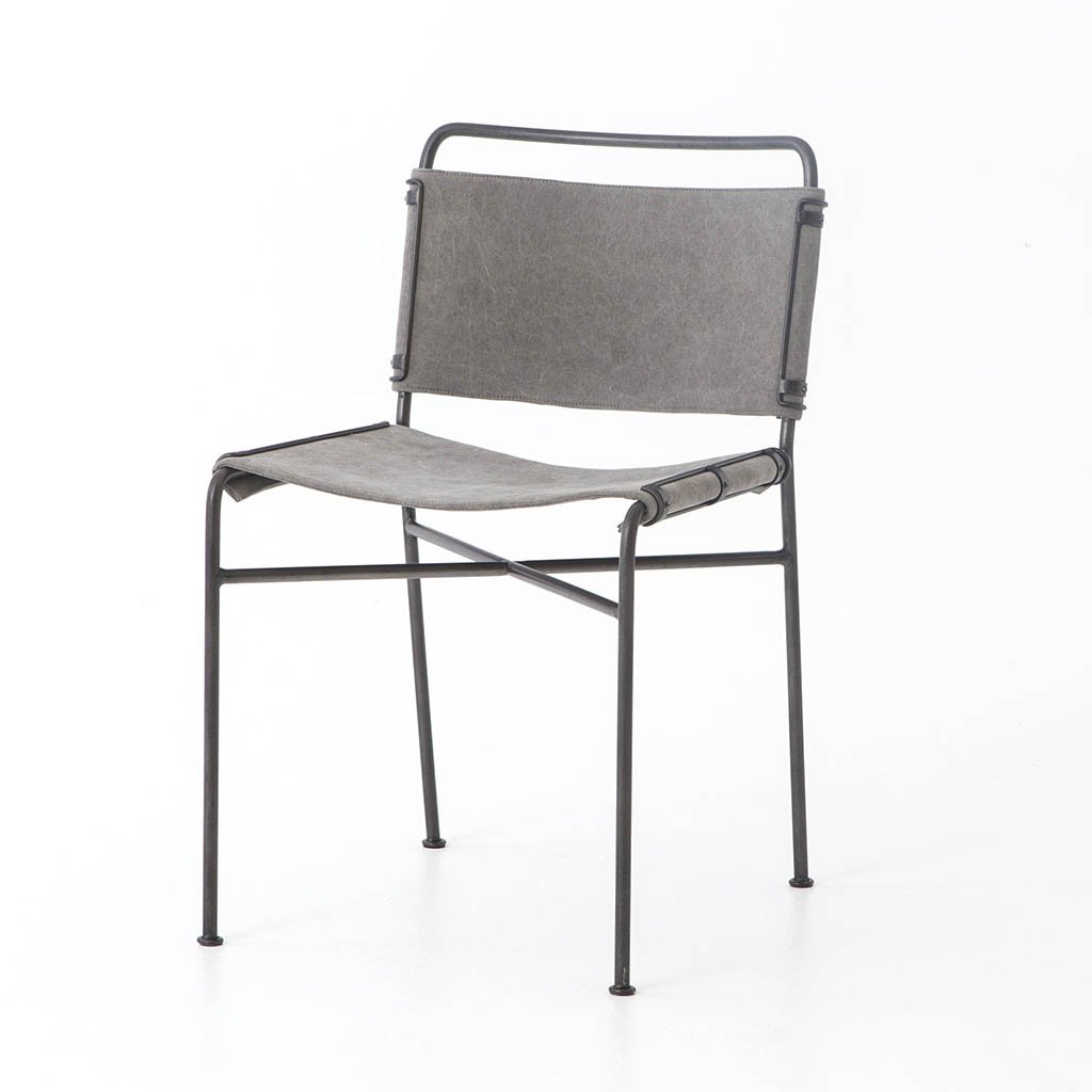 Wharton Modern Dining Chair - Stonewash Grey