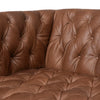 Four Hands Tufted Leather Sofa