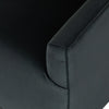 York Swivel Chair - Modern Velvet Smoke Arm Detail