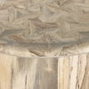 Zora Coffee Table Whitewashed Spalted Primavera Detail 239387-001
