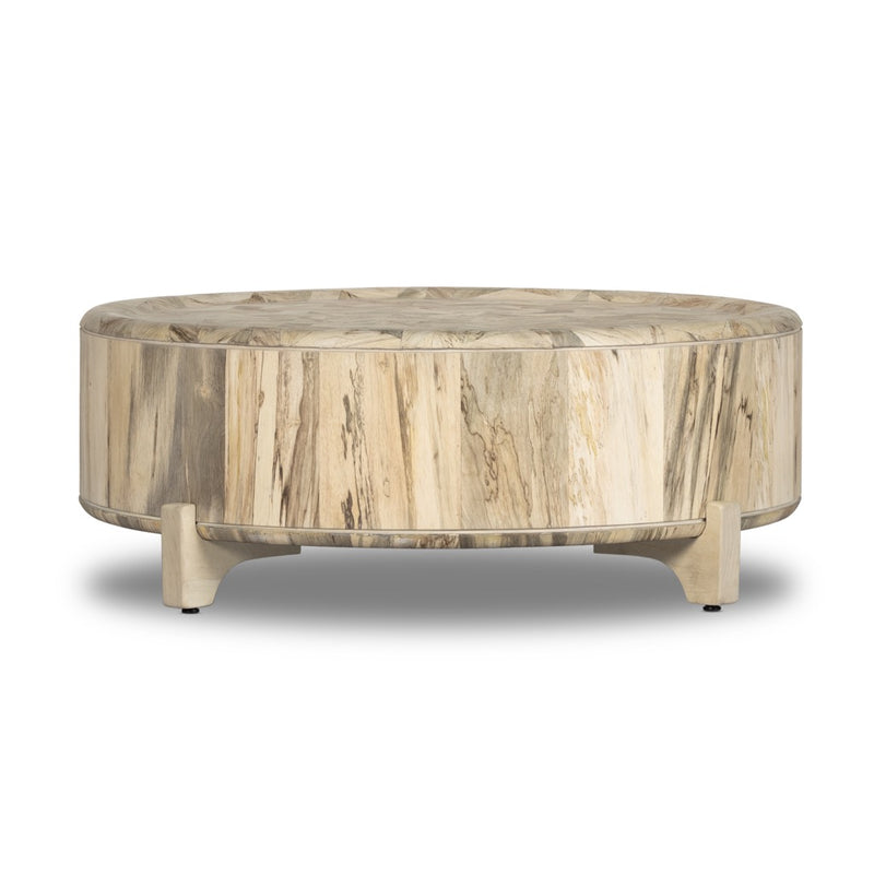 Zora Coffee Table Whitewashed Spalted Side View 239387-001
