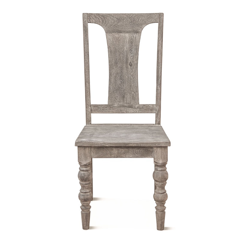 Home Trends and Design Rustic Dining Chair front view