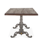 Home Trends and Design Weathered Gray Table side view