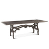 Home Trends and Design Iron Dining Table angled view