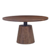 Home Trends and Design Round Dining Table full view