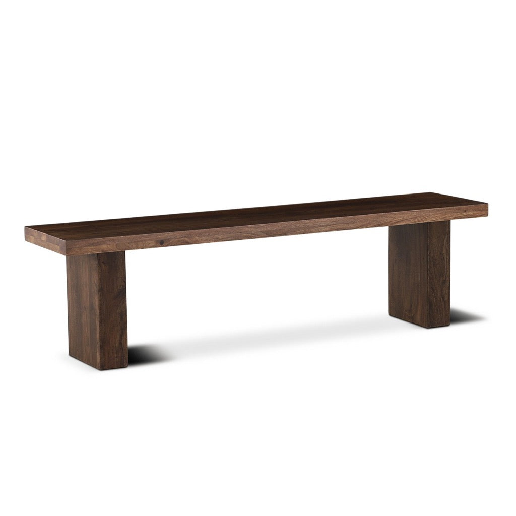 Home Trends and Design Dining Bench angled view