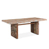 Home Trends and Design Teak Dining Table