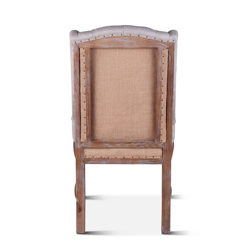 Tufted High Back Dining Chair