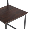 Home Trends and Design Dark Brown Dining Chair